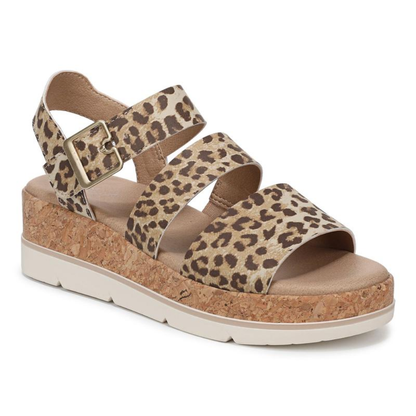 Comfortable Platform Sandals for Women with Adjustable Strap Cork Footbed Open Toe Style