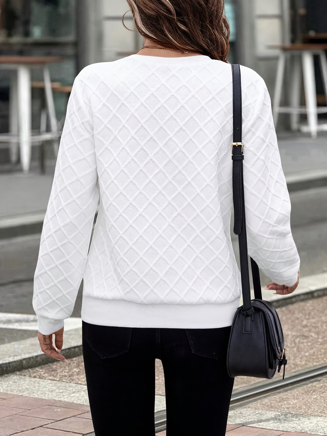 Comfortable Cable Knit Sweater for Women with Mock Neck Long Sleeve Quarter Zip Relaxed Oversized Style