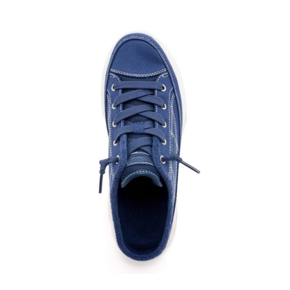 Comfortable Mules for Women with Backless Canvas Upper Lace Up Low Top Sneaker Style