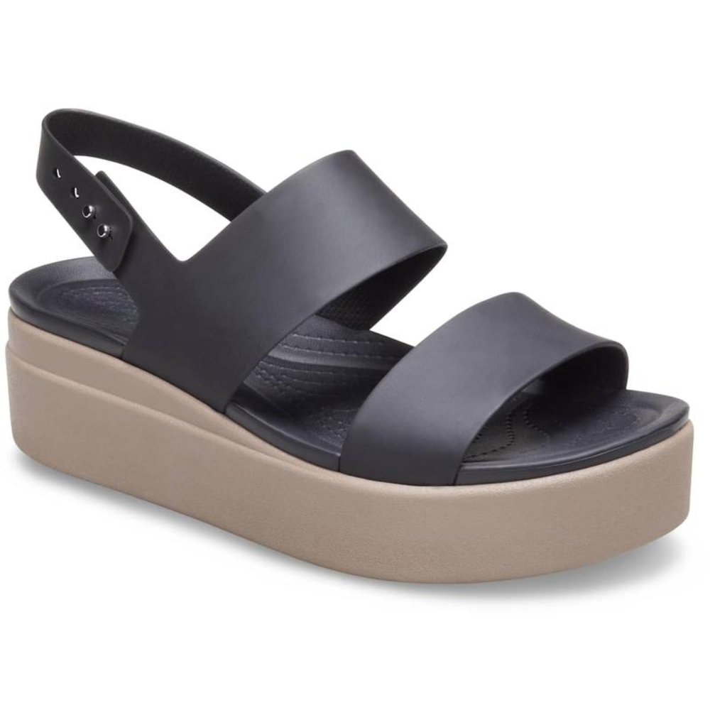 Comfortable Wedge Sandals for Women with Double Band Slingback Strap Cork Platform Style