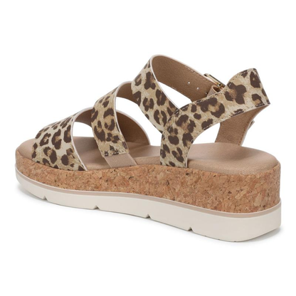 Comfortable Platform Sandals for Women with Adjustable Strap Cork Footbed Open Toe Style