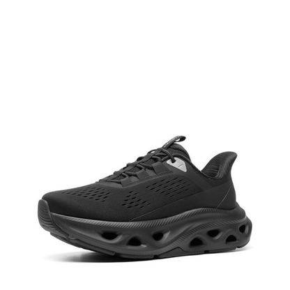Comfortable Running Shoes for Women with Cushioned Cloud Sole Lace Up Breathable Knit Style