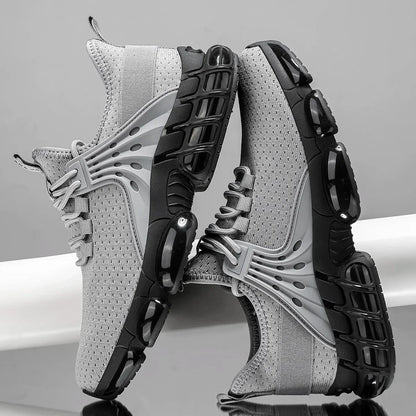 Stylish Mesh Fashion Sneaker for Women with Lace Up Chunky Sole Breathable Casual Style