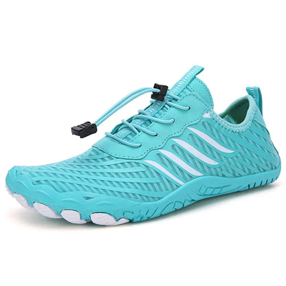 Effortless Quick Dry Water Shoes for Women with Toggle Lace Barefoot Sole Sport Style