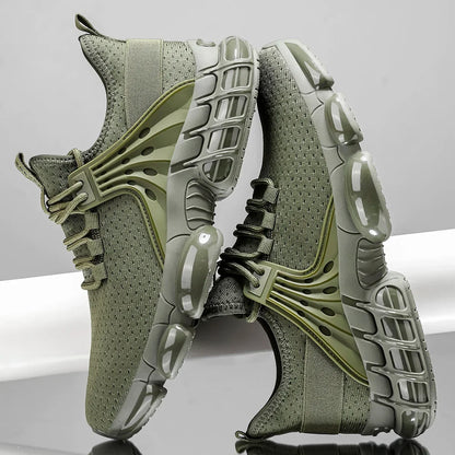 Stylish Mesh Fashion Sneaker for Women with Lace Up Chunky Sole Breathable Casual Style