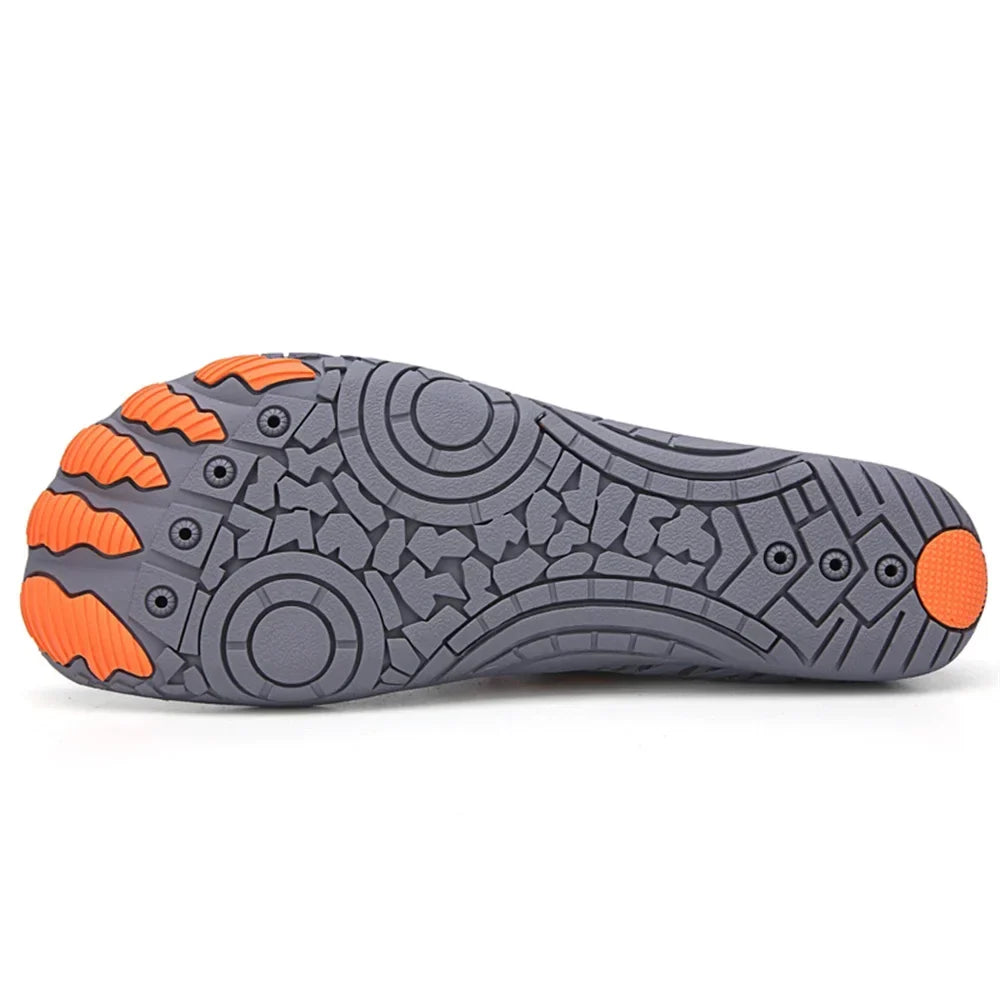Effortless Quick Dry Water Shoes for Women with Toggle Lace Barefoot Sole Sport Style
