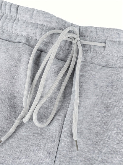 Effortless Wide Leg Cargo Pants for Women with High Waist Drawstring Relaxed Jogger Style